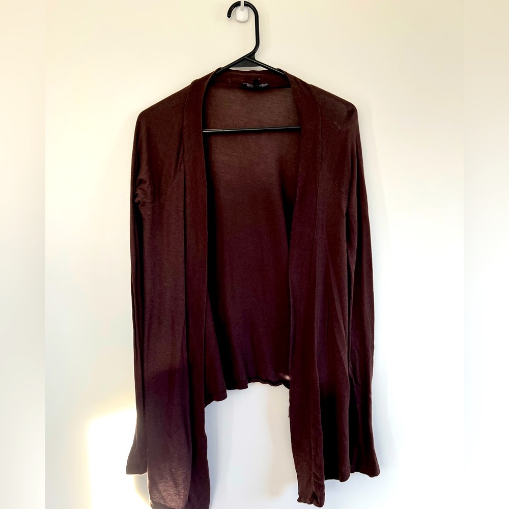 Lightweight brown Express cardigan